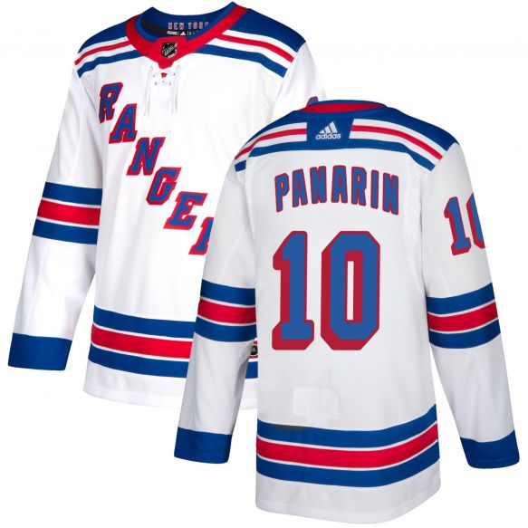 Men's New York Rangers #10 Artemi Panarin White Breakaway Stitched NHL Jersey